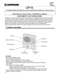 Altec Lansing LEF-3L User's Manual
