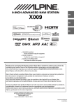 Alpine X009-U Owner's Manual