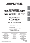 Alpine CDA-9827 User's Manual