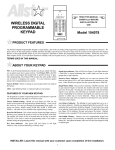 Allstar Products Group 104078 User's Manual