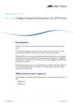 Allied Telesis L2TP Tunnel User's Manual