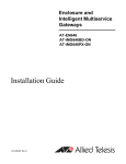 Allied Telesis AT-EN646 User's Manual