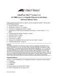 Allied Telesis Switch AT-9000 User's Manual