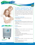 AllerAir AirMedic+ Air Purifier User's Manual