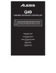 Alesis Q49 User's Manual