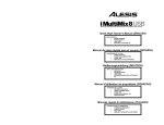 Alesis IMULTIMIX 8 User's Manual