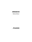 Alesis DEQ830 User's Manual