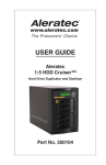 Aleratec 350104 User's Manual