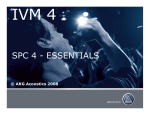 AKG Acoustics SPC 4 User's Manual