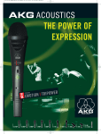 AKG Acoustics D3700M User's Manual