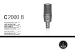 AKG Acoustics C2000B User's Manual