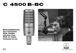 AKG Acoustics C 4500 B-BC User's Manual