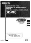 Aiwa XR-M88 User's Manual