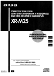 Aiwa XM-M25 User's Manual