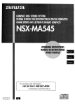 Aiwa SX-WNA555 User's Manual