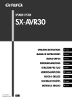 Aiwa SX-AVR30 User's Manual