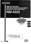 Aiwa NSX-A555 User's Manual