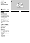 Aiwa CR-LA35 User's Manual