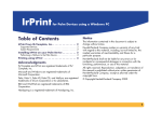 Airport Appliance IrPrint User's Manual