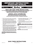 Air King AK80LSL User's Manual