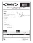 Air King 9856M1 User's Manual