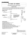 Aiphone GF-1DKS User's Manual