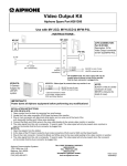 Aiphone MY-2CD/MYH-2CD/MYW-P3L User's Manual