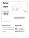 Agri-Fab 45-02163 User's Manual