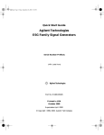 Agilent Technologies E4400-90326 User's Manual