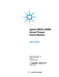 Agilent Technologies 34937A User's Manual