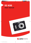 AGFA DC-830 User's Manual