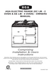 Aga Ranges EE LM-4 User's Manual