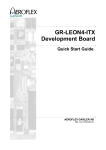 Aero-Flex GAISLER GR-LEON4-ITX User's Manual