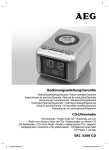 AEG SRC 4306 CD User's Manual