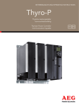 AEG Network Cables Thyro-P User's Manual