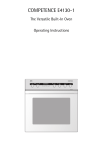 AEG COMPETENCE E4130-1 User's Manual