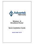 Advantek Networks AWN-11N-RT User's Manual
