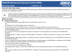 ADTRAN TRACER Protection Switch User's Manual
