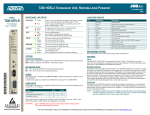 ADTRAN T200 HDSL4 User's Manual