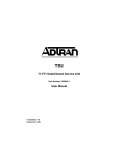 ADTRAN T1-FT1 User's Manual