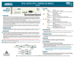 ADTRAN OPTI-3 CPE User's Manual