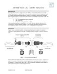 ADTRAN Cable Kit Tracer 3202 User's Manual