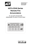 ADT Security Services ADT-LCD40 User's Manual