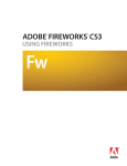 Adobe Fireworks CS3 User's Manual