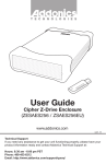 Addonics Technologies ZSAES256EU User's Manual