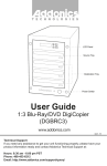 Addonics Technologies DGBRC3 User's Manual
