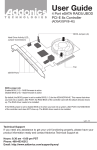 Addonics Technologies ADSA3GPX8-4E User's Manual