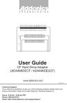 Addonics Technologies AD44MIDE2CF User's Manual