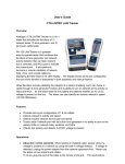 Addlogix Network Testing Device CTK-LNTRK User's Manual