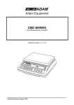 Adam Equipment A7 User's Manual